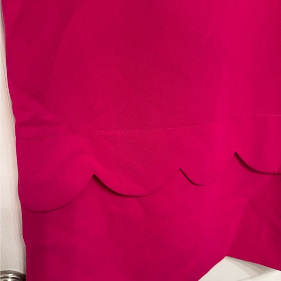 New - Kate Spade Vibrant Pink sweetheart Scallop demi shift Dress - Picture 11 of 11